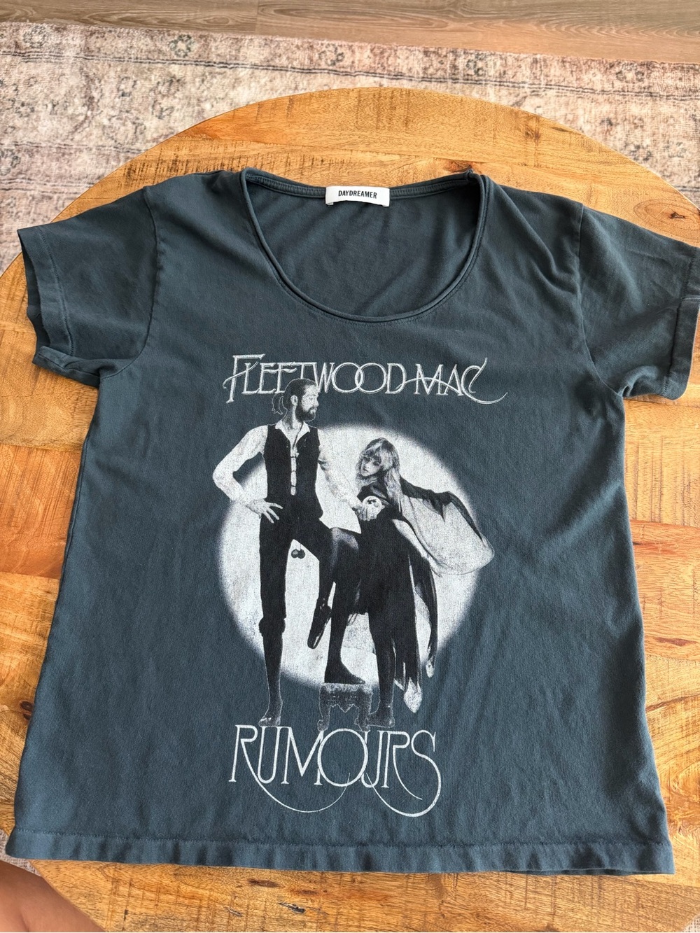 FREE PEOPLE Fleetwood Mac Rumours T-shirt xs small by DAYDREAMER Black tee